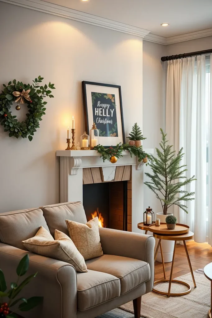 64 Christmas Mantle Decor Ideas 2025 to Style Your Fireplace Beautifully
