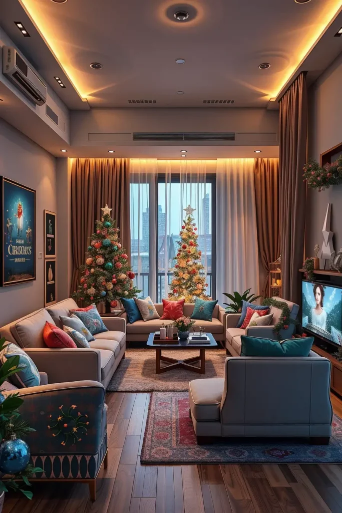 64 Apartment Christmas Decor Ideas 2025 to Transform Small Spaces into Festive Homes