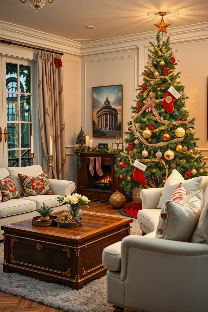 63 Vintage Christmas Decor Ideas 2025 to Bring Timeless Holiday Charm