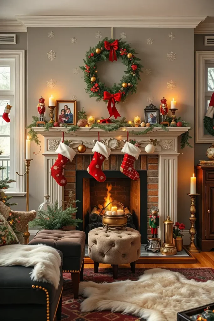 64 Christmas Fireplace Decor Ideas 2025 to Make Your Holiday Warm and Stylish