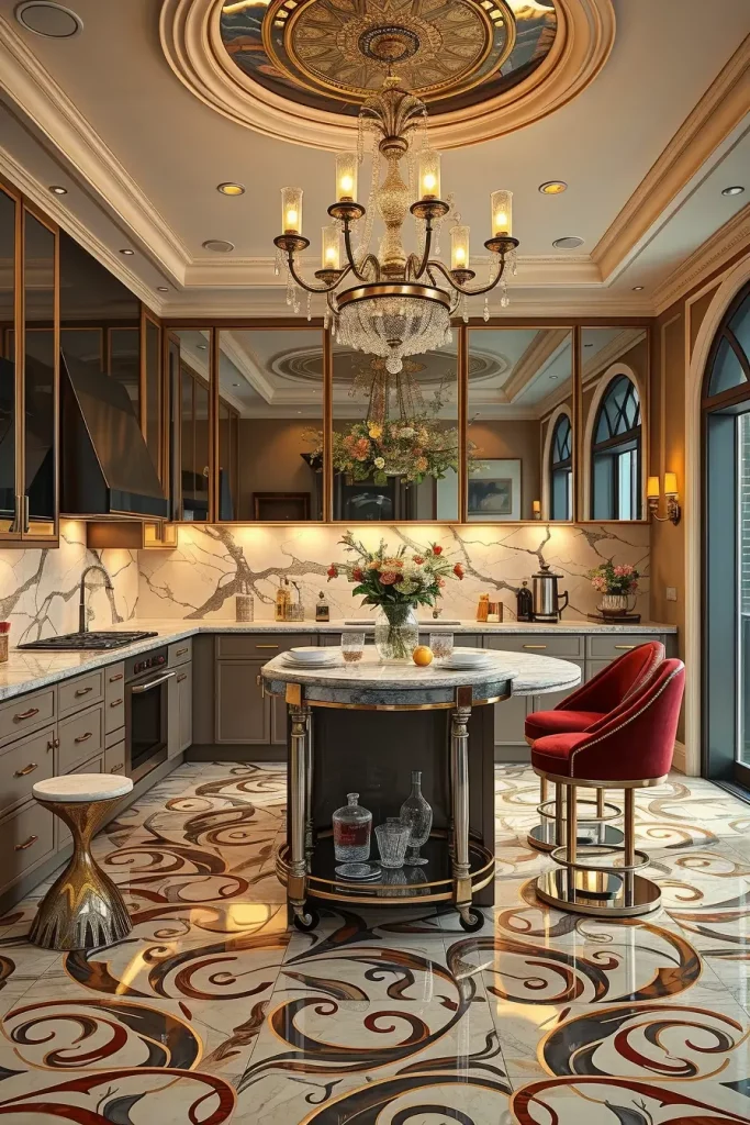 65 Art Deco Revival Kitchen Décor Ideas for a Glamorous Modern Home