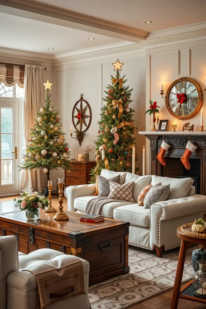 63 Vintage Christmas Decor Ideas 2025 to Bring Timeless Holiday Charm