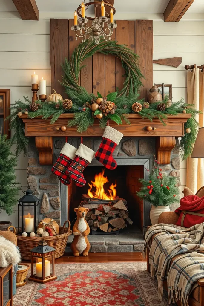 64 Christmas Fireplace Decor Ideas 2025 to Make Your Holiday Warm and Stylish