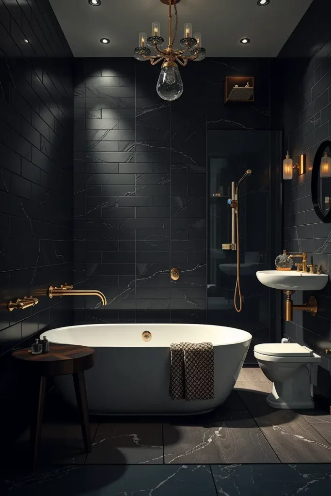 64 Luxury Bathroom Tile Idea for Elegant and Timeless Designs
