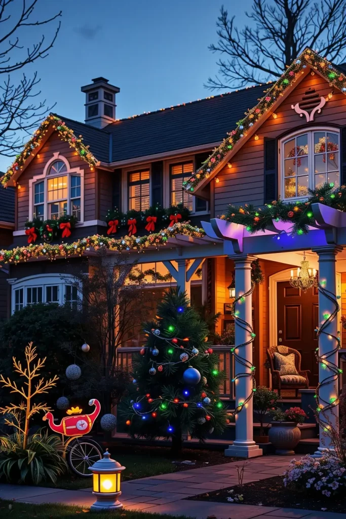 66 Christmas Lights Outside Ideas 2025 to Transform Your Home