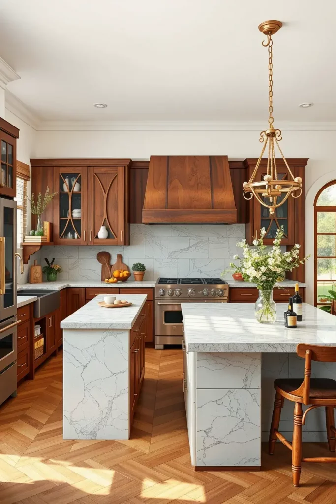 62 Eclectic Kitchen Design with Natural Textures