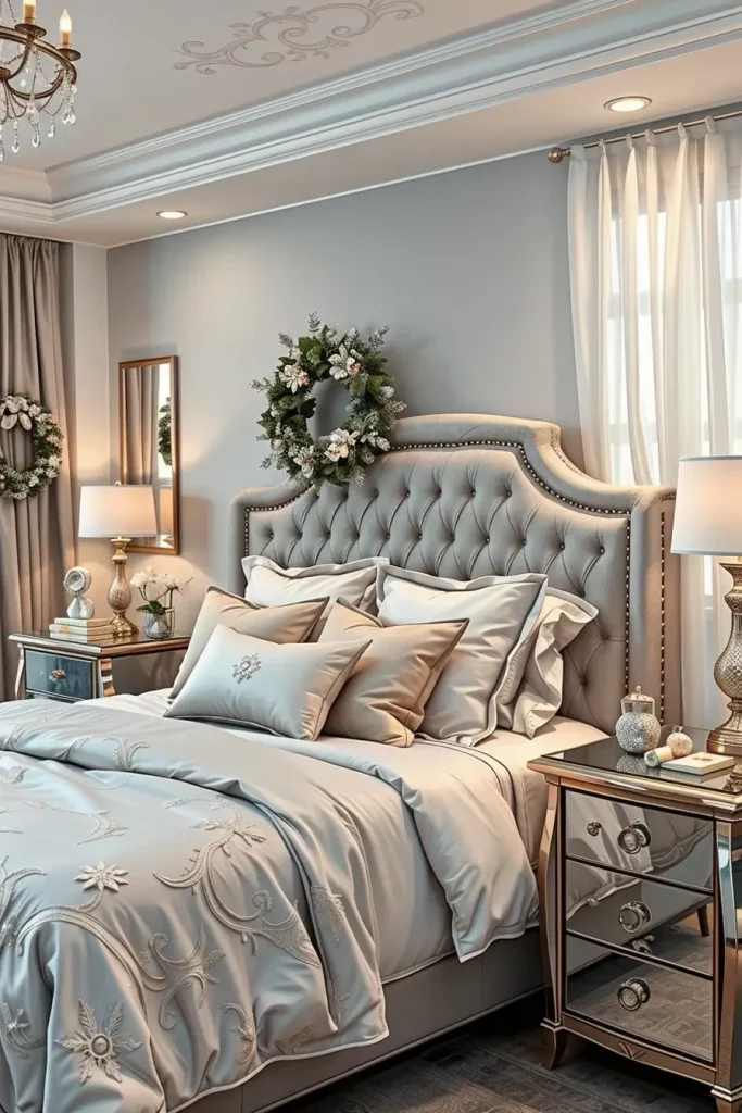 62 Christmas Bedroom Decor Ideas 2025: Cozy & Modern Holiday Inspiration