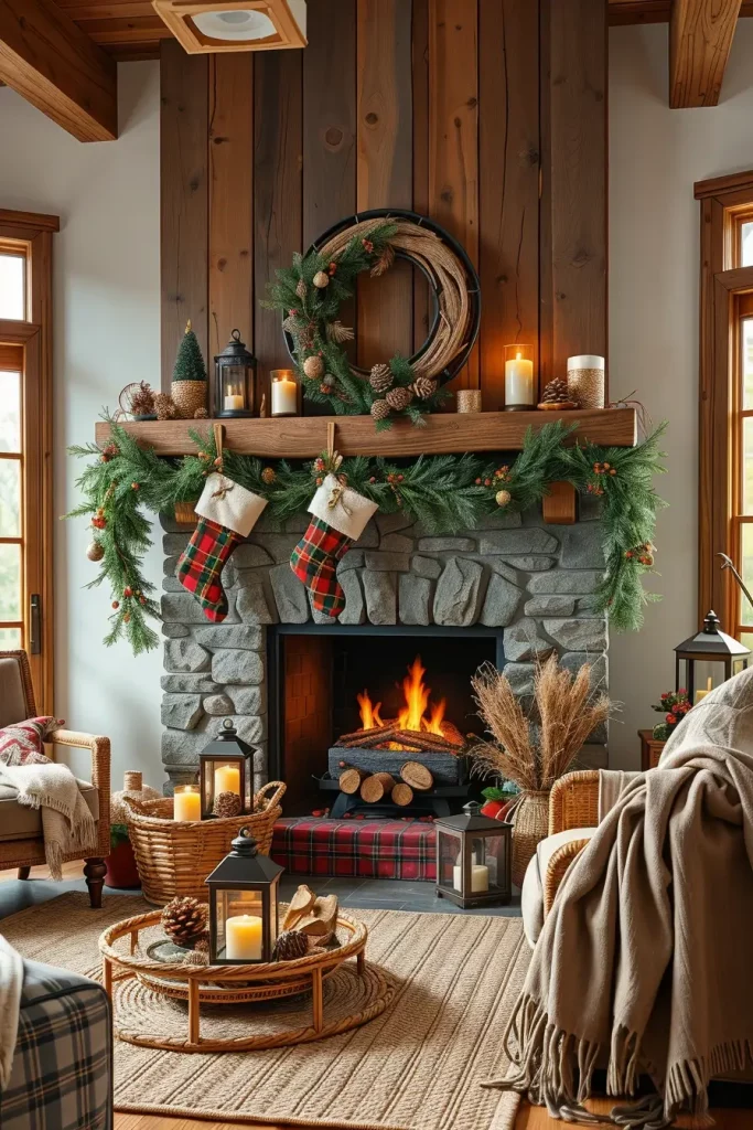 64 Christmas Fireplace Decor Ideas 2025 to Make Your Holiday Warm and Stylish