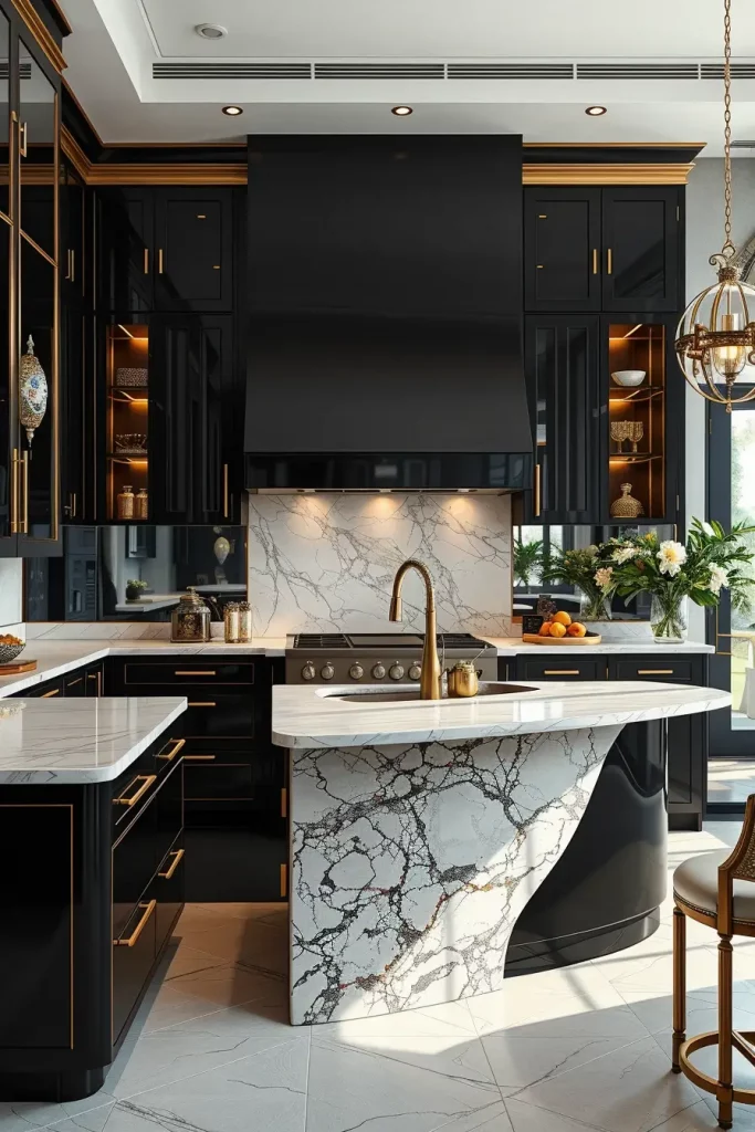 65 Art Deco Revival Kitchen Décor Ideas for a Glamorous Modern Home