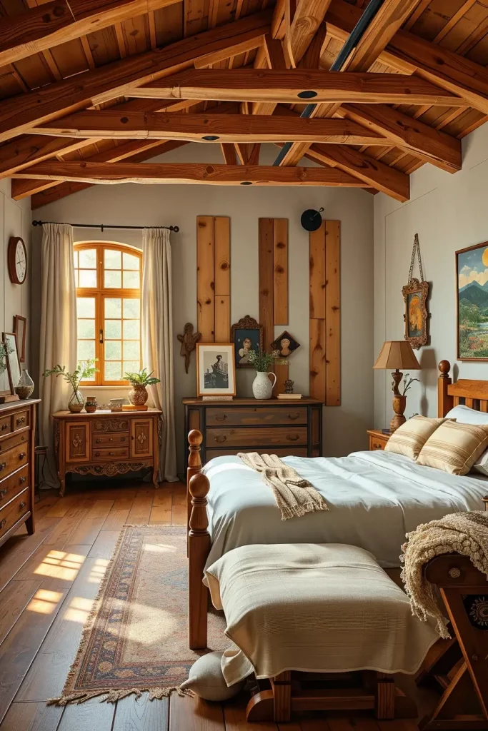 60 Eclectic Bedroom Design With Natural Textures for a Stylish and Cozy Interior