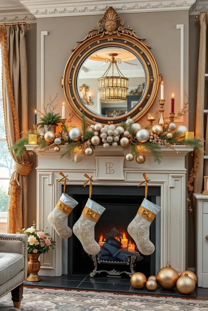 64 Christmas Fireplace Decor Ideas 2025 to Make Your Holiday Warm and Stylish