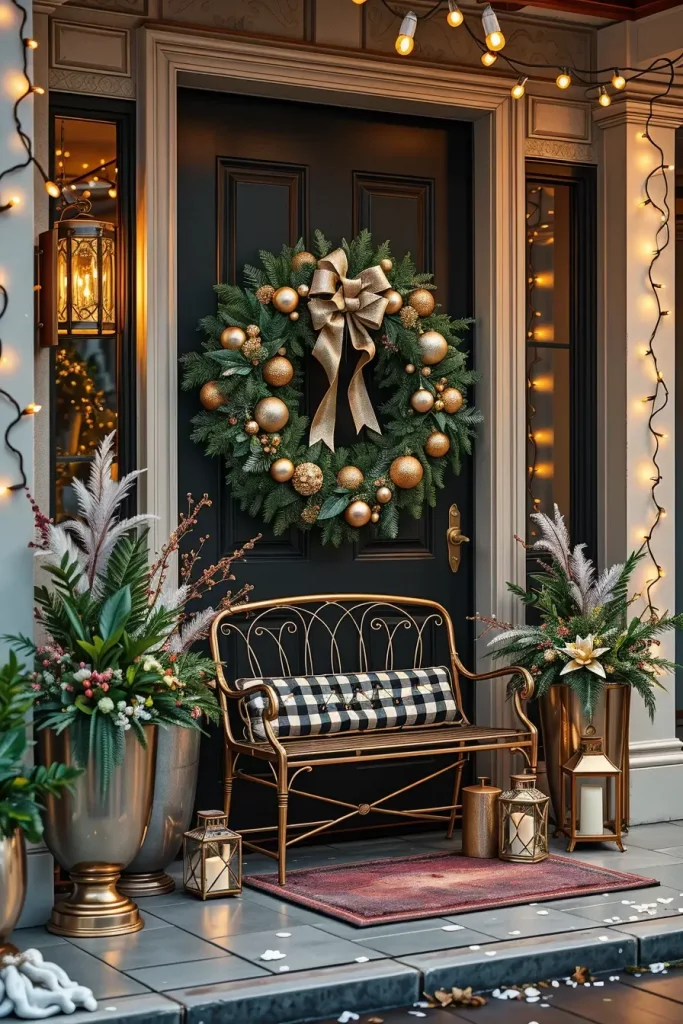 62 Christmas Wreaths for Front Door Ideas 2025 to Transform Your Holiday Decor