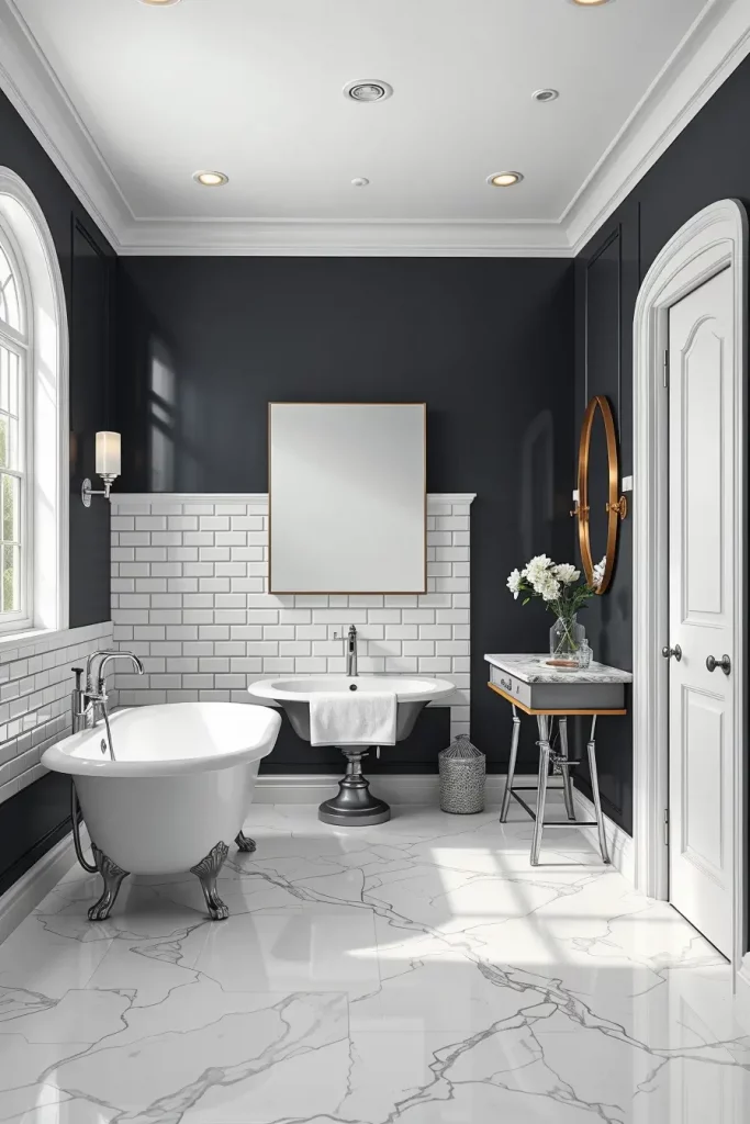 64 Black and White Bathroom Ideas 2026 for Modern and Timeless Designs