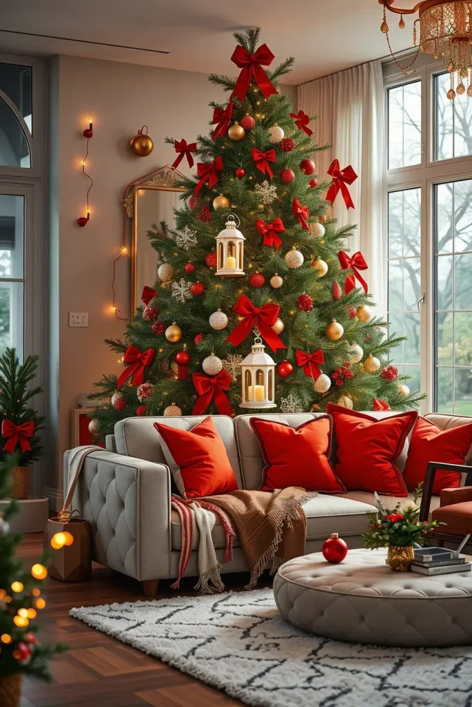 64 Red and White Christmas Tree 2025 Ideas for a Stylish Holiday Home