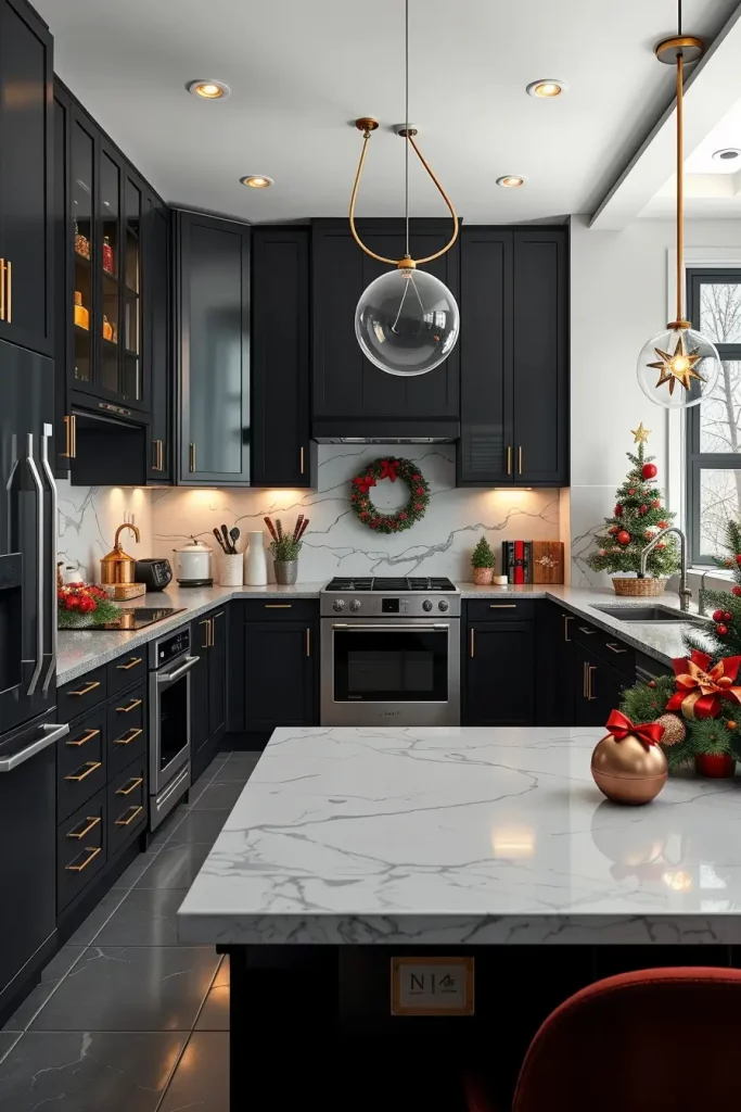 65 Best Xmas Kitchen Decor Inspo 2025: Modern Christmas Kitchen Ideas for a Stylish Holiday Look