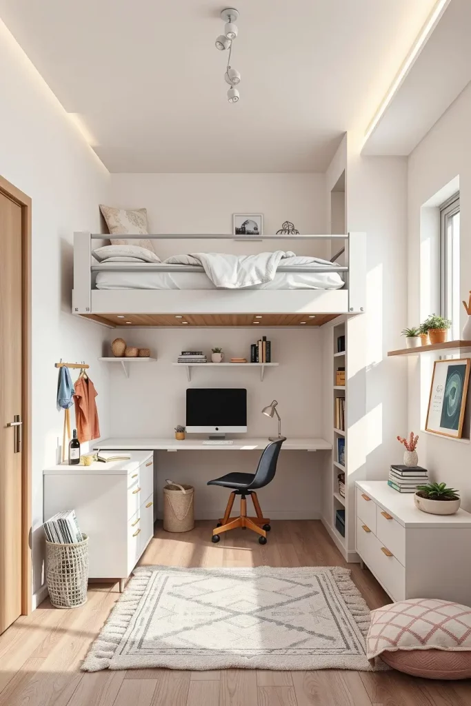 64 Loft Bed Ideas 2026: Modern Space-Saving Designs for Small Bedrooms