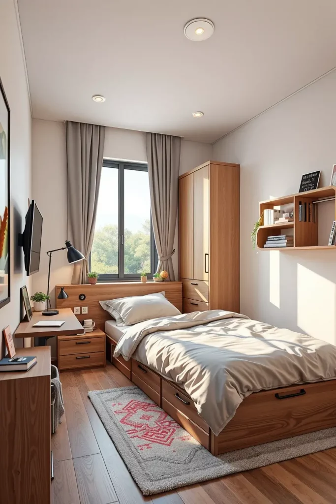 62 Small Bedroom Ideas 2026: Smart Designs, Storage & Modern Layouts