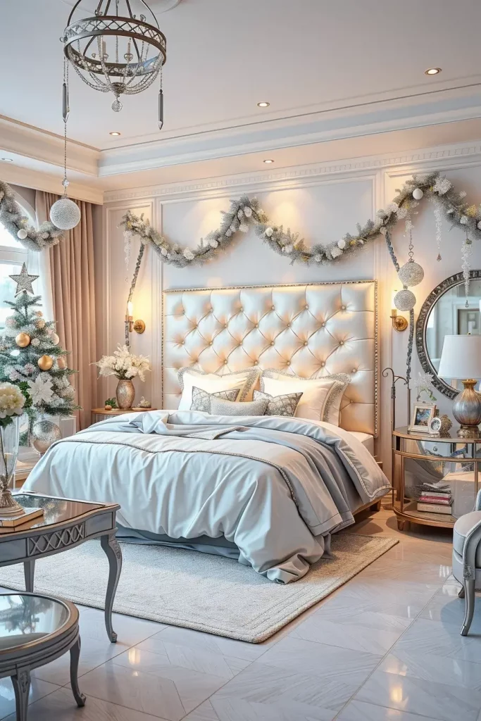 65 Best Xmas Bedroom Decor Ideas 2025 to Create a Cozy and Magical Holiday Retreat