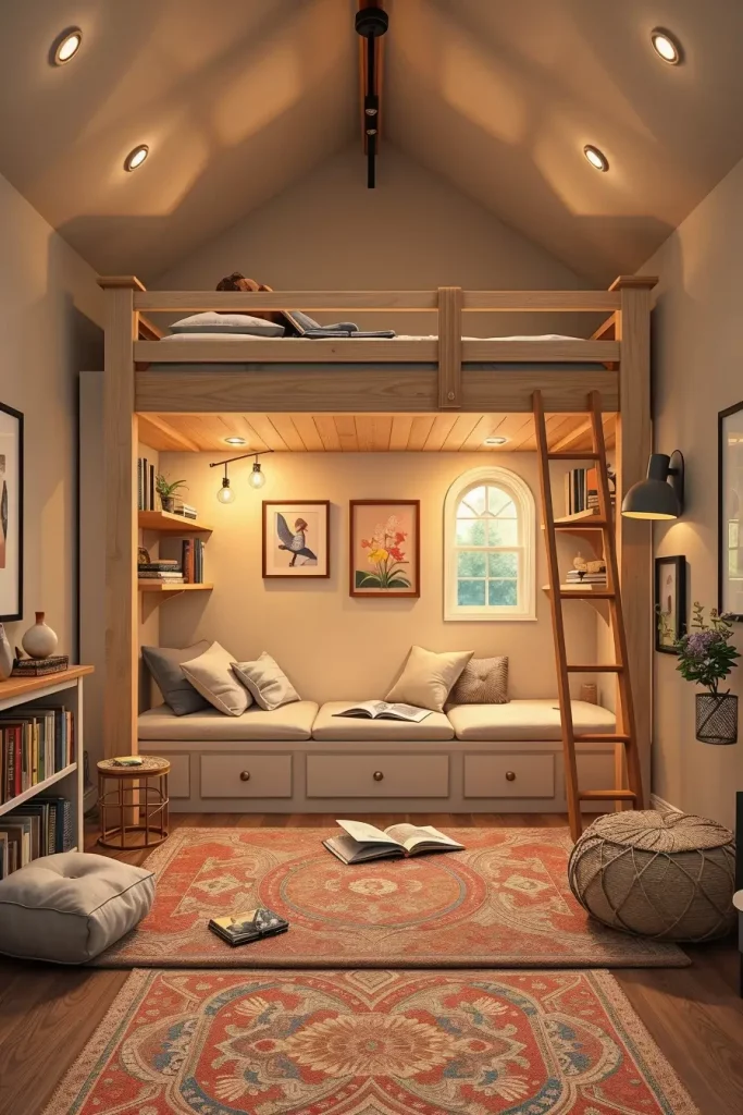 64 Loft Bed Ideas 2026: Modern Space-Saving Designs for Small Bedrooms