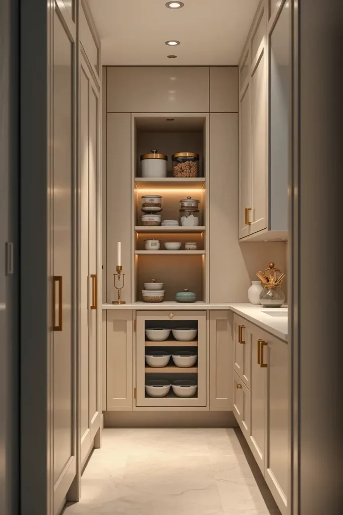64 Narrow Walk-In Pantry Ideas 2026 for Smart and Stylish Small Spaces