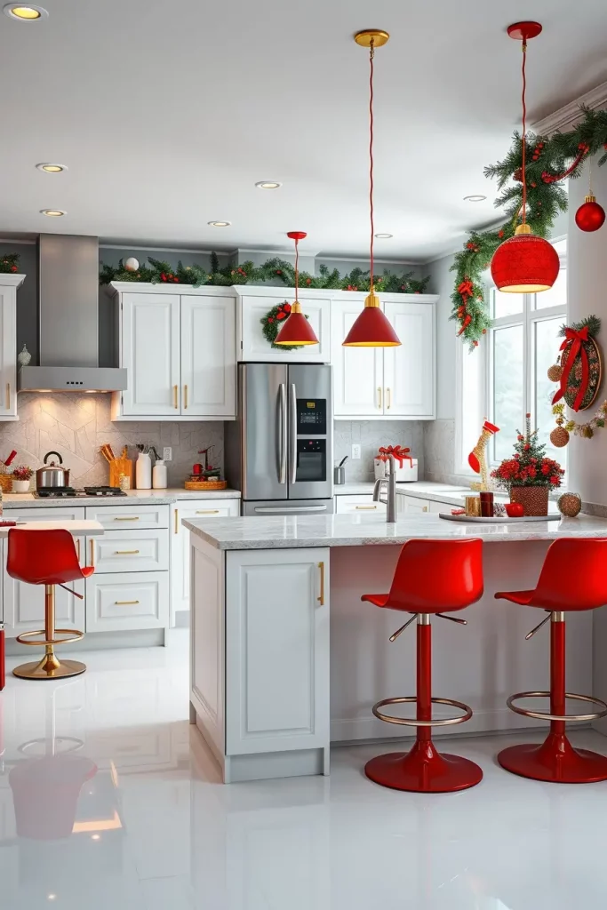 65 Best Xmas Kitchen Decor Inspo 2025: Modern Christmas Kitchen Ideas for a Stylish Holiday Look
