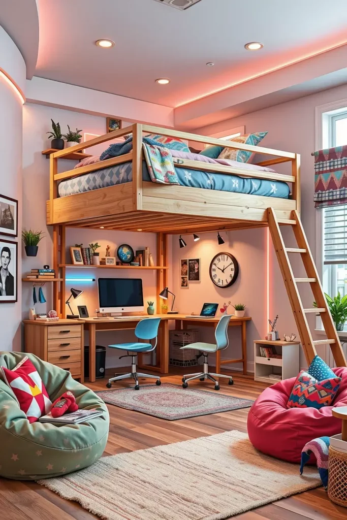 64 Loft Bed Ideas 2026: Modern Space-Saving Designs for Small Bedrooms