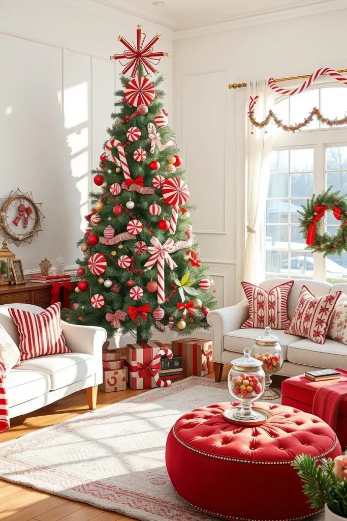 64 Red and White Christmas Tree 2025 Ideas for a Stylish Holiday Home