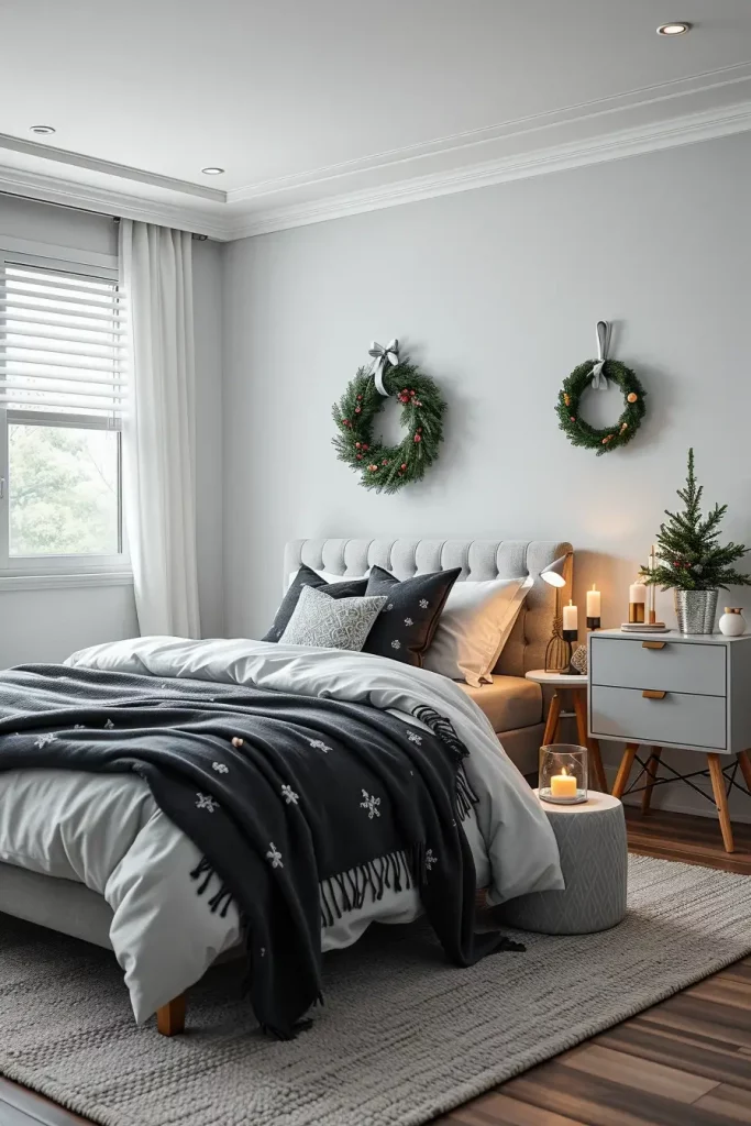 65 Best Xmas Bedroom Decor Ideas 2025 to Create a Cozy and Magical Holiday Retreat