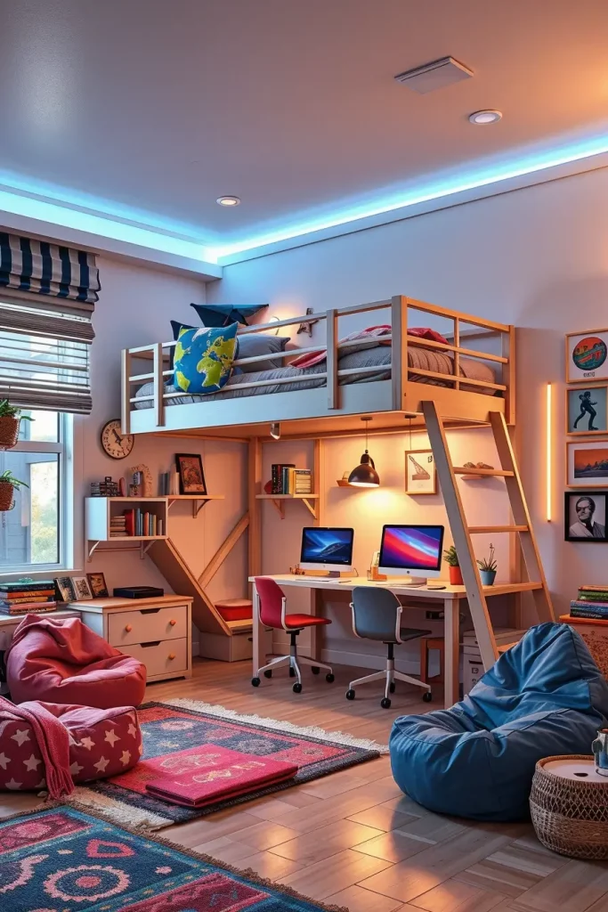 64 Loft Bed Ideas 2026: Modern Space-Saving Designs for Small Bedrooms