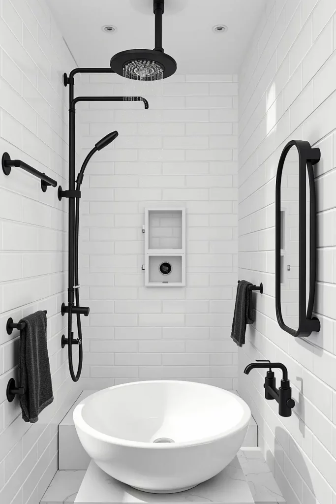 64 Black and White Bathroom Ideas 2026 for Modern and Timeless Designs