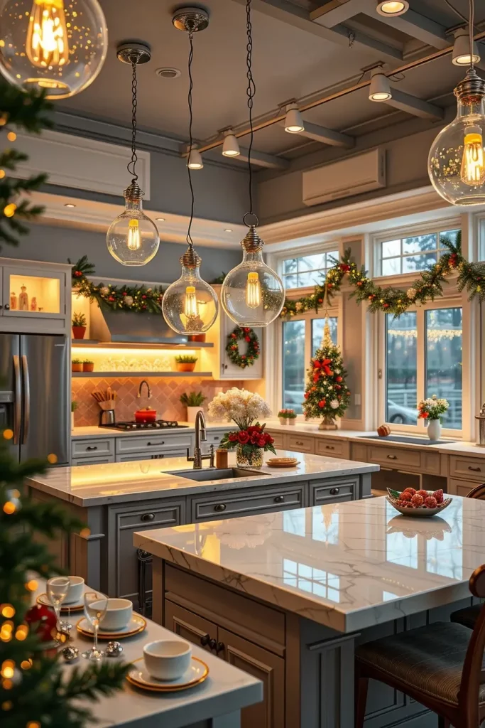 65 Best Xmas Kitchen Decor Inspo 2025: Modern Christmas Kitchen Ideas for a Stylish Holiday Look