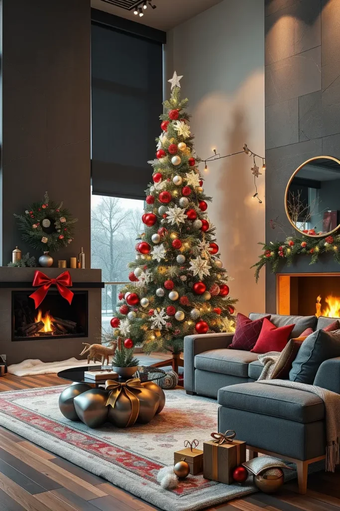 63 Red and Silver Christmas Tree 2025 Ideas for a Timeless Holiday Look