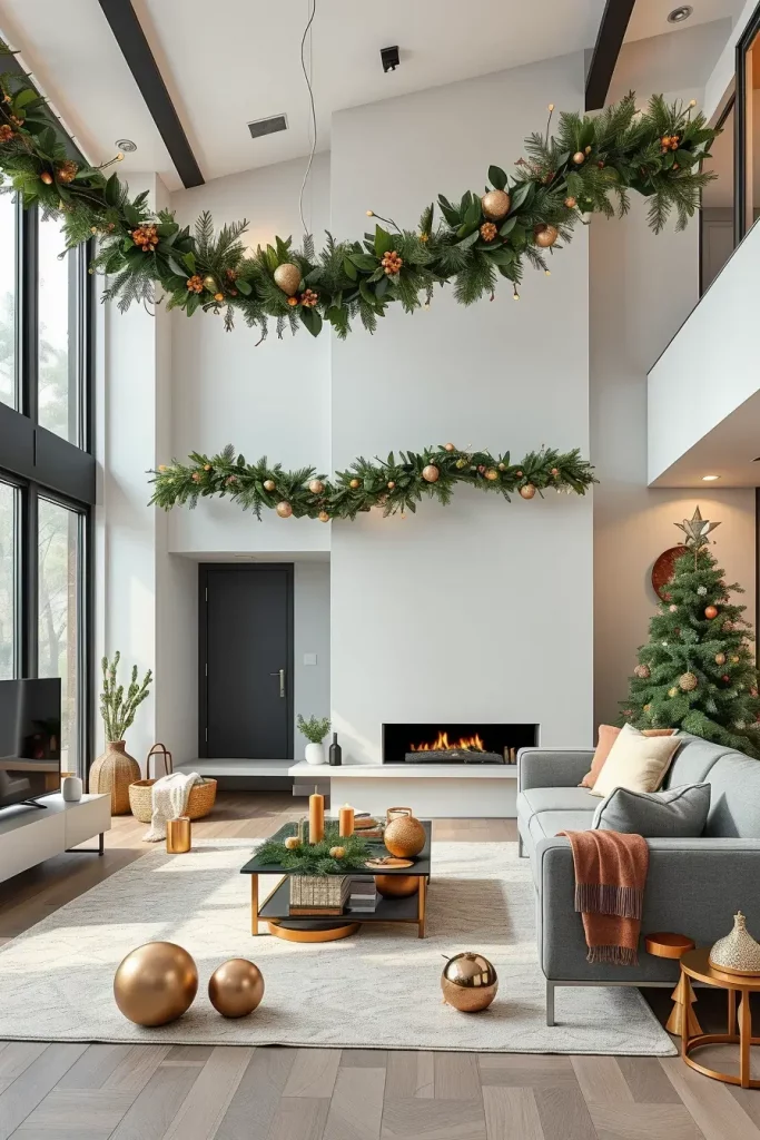 64 Mantle Xmas Decorations Ideas 2025: Stylish, Modern & Unique Fireplace Inspiration