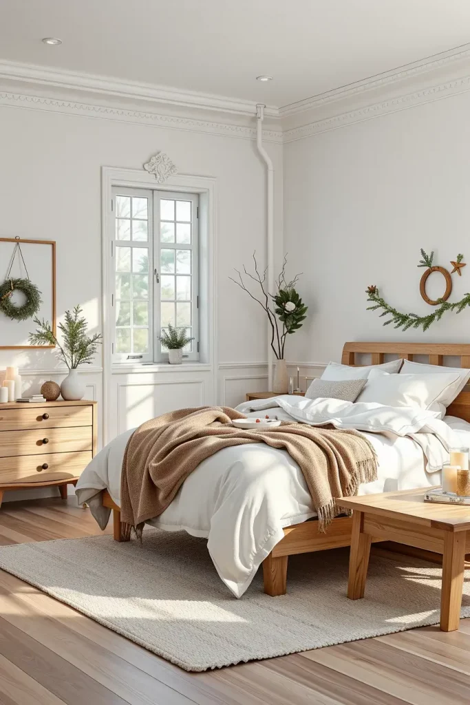 65 Best Xmas Bedroom Decor Ideas 2025 to Create a Cozy and Magical Holiday Retreat