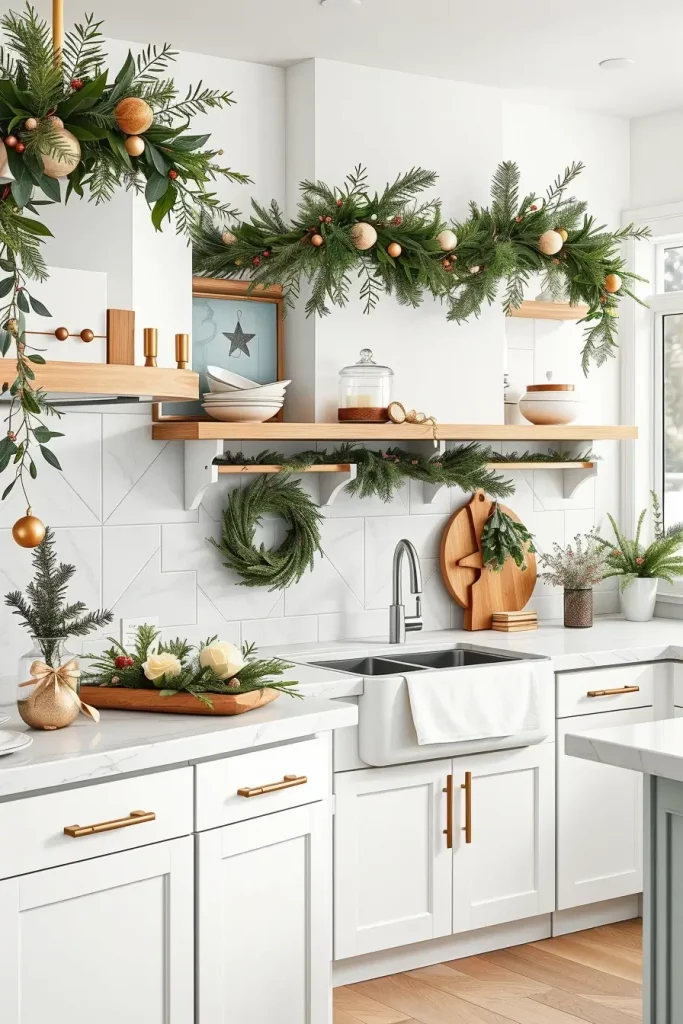 65 Best Xmas Kitchen Decor Inspo 2025: Modern Christmas Kitchen Ideas for a Stylish Holiday Look