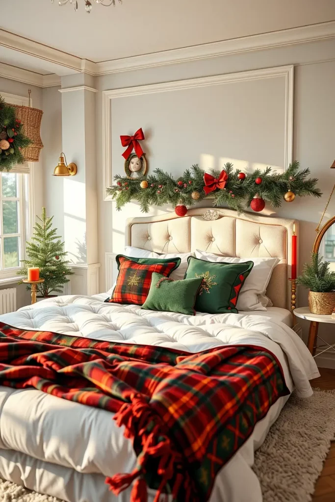 65 Best Xmas Bedroom Decor Ideas 2025 to Create a Cozy and Magical Holiday Retreat