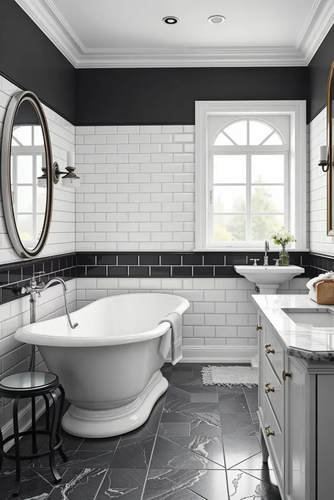64 Black and White Bathroom Ideas 2026 for Modern and Timeless Designs
