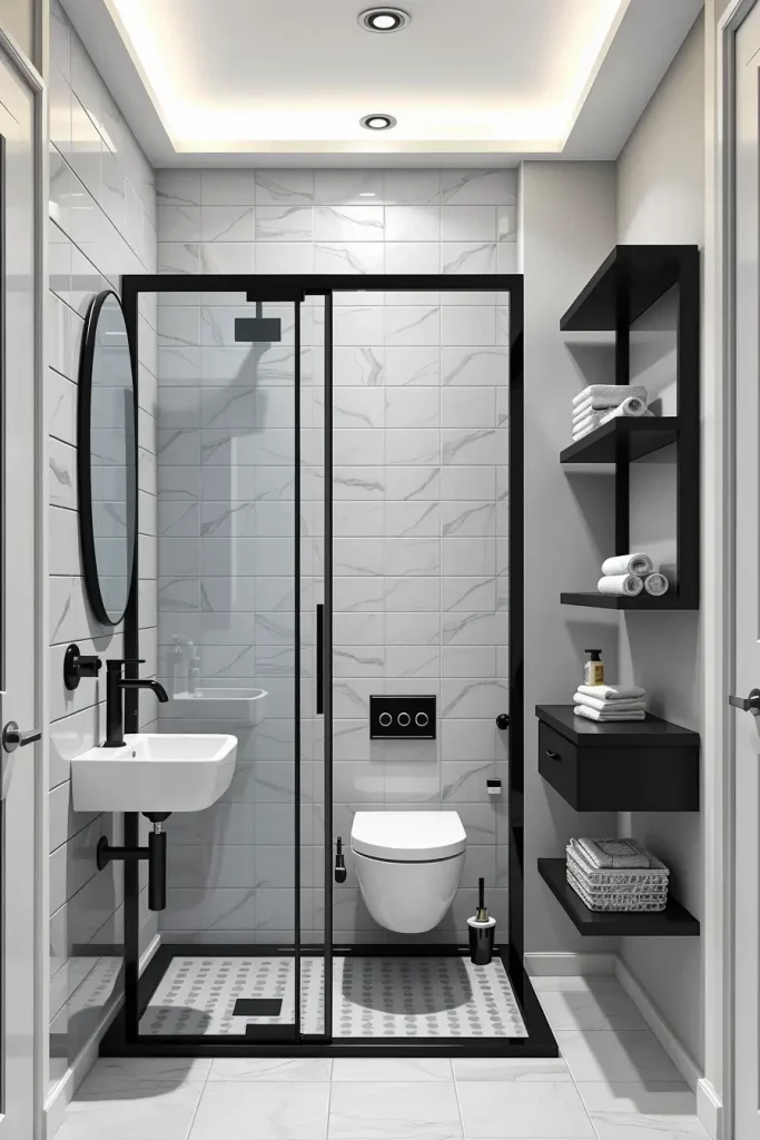 64 Black and White Bathroom Ideas 2026 for Modern and Timeless Designs