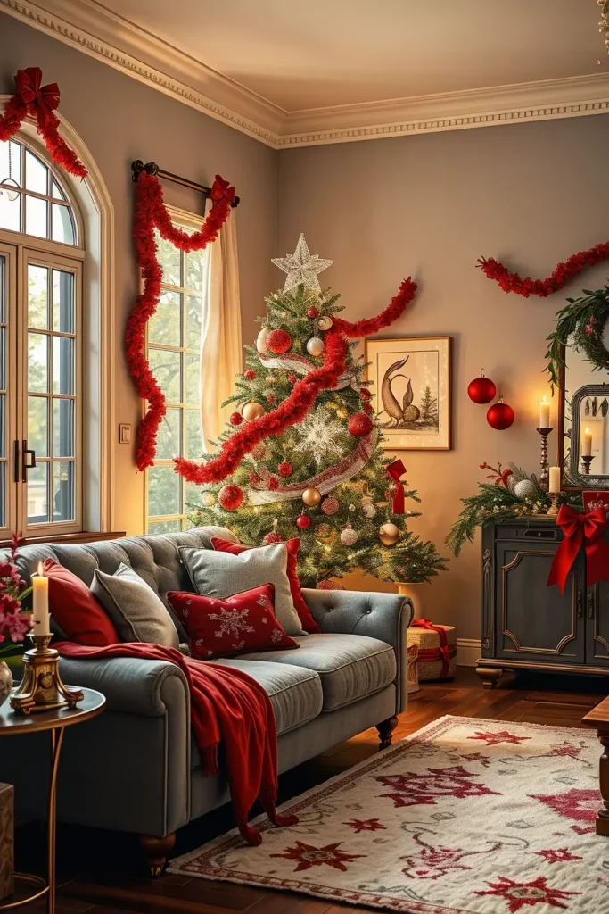 64 Red and White Christmas Tree 2025 Ideas for a Stylish Holiday Home