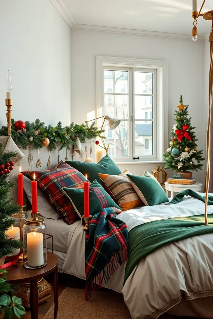 65 Best Xmas Bedroom Decor Ideas 2025 to Create a Cozy and Magical Holiday Retreat