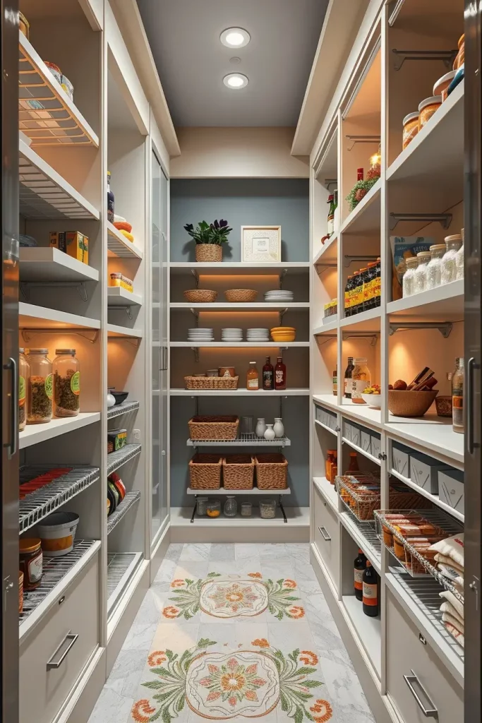 64 Narrow Walk-In Pantry Ideas 2026 for Smart and Stylish Small Spaces