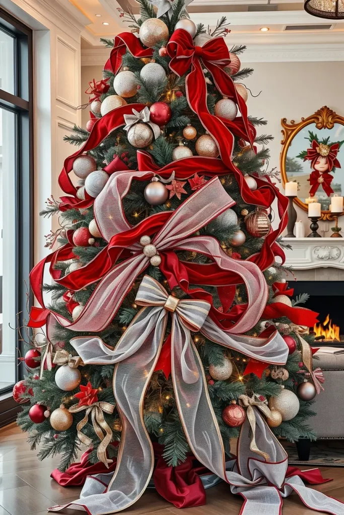 63 Red and Silver Christmas Tree 2025 Ideas for a Timeless Holiday Look