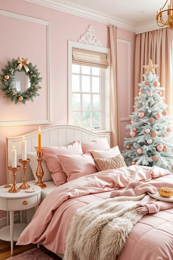 65 Best Xmas Bedroom Decor Ideas 2025 to Create a Cozy and Magical Holiday Retreat