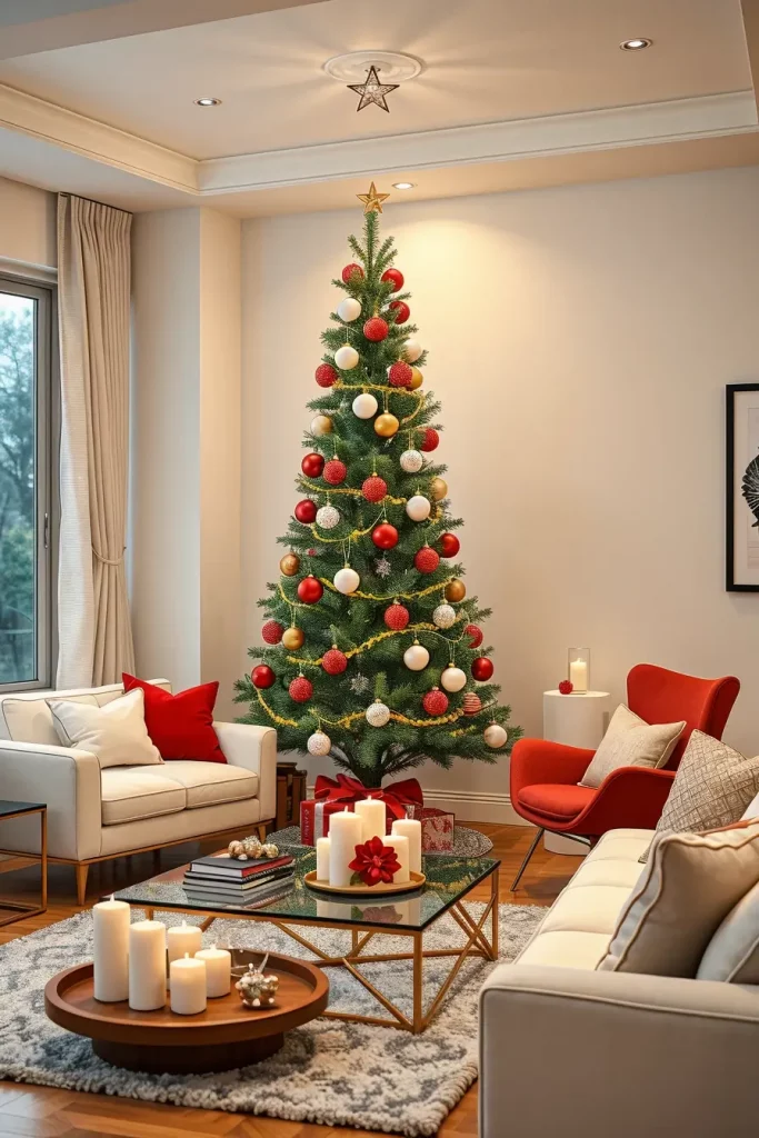 64 Red and White Christmas Tree 2025 Ideas for a Stylish Holiday Home