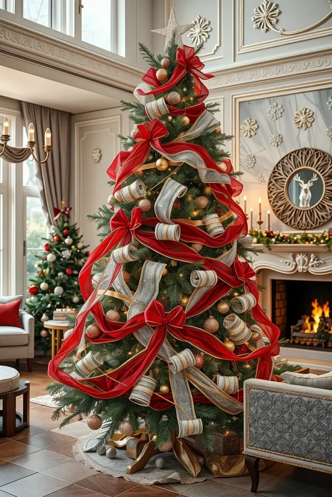 63 Red and Silver Christmas Tree 2025 Ideas for a Timeless Holiday Look