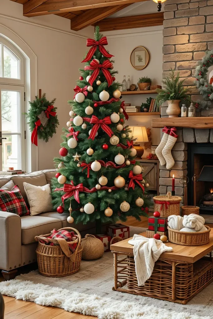 64 Red and White Christmas Tree 2025 Ideas for a Stylish Holiday Home