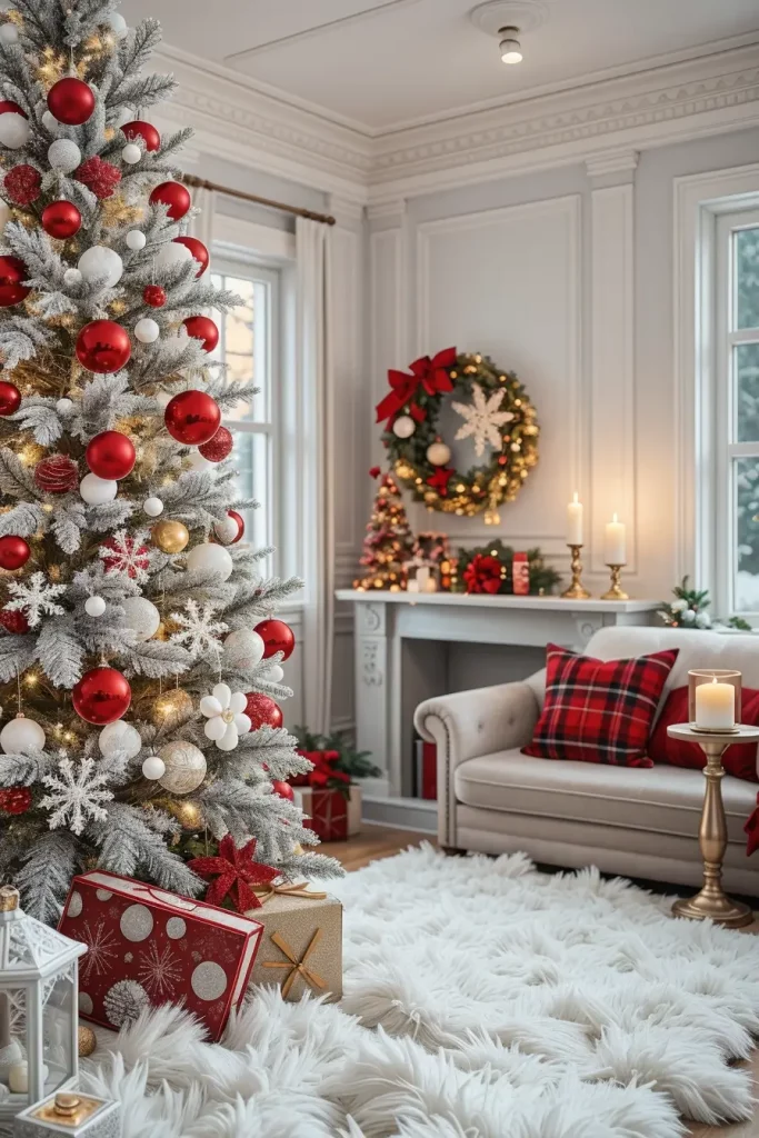 63 Red and Silver Christmas Tree 2025 Ideas for a Timeless Holiday Look