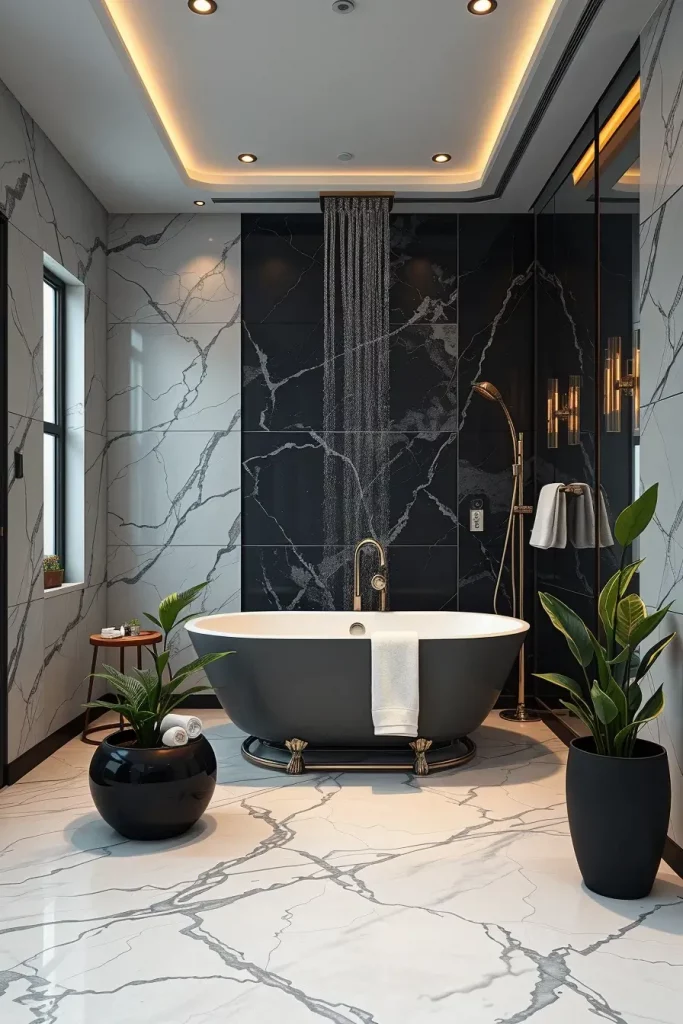 64 Black and White Bathroom Ideas 2026 for Modern and Timeless Designs