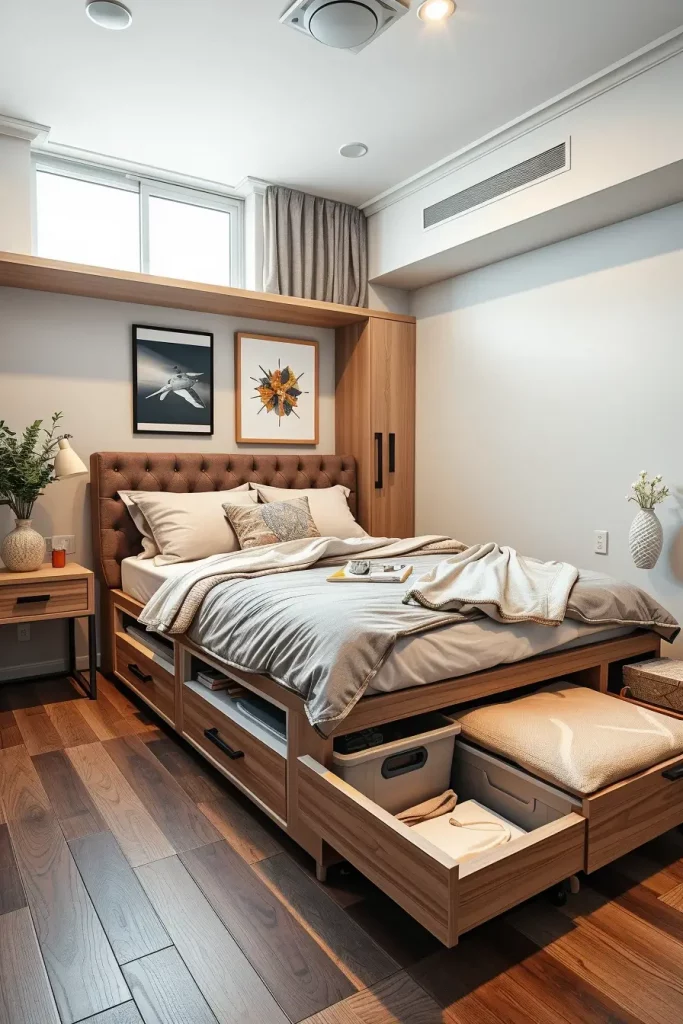 62 Small Bedroom Ideas 2026: Smart Designs, Storage & Modern Layouts