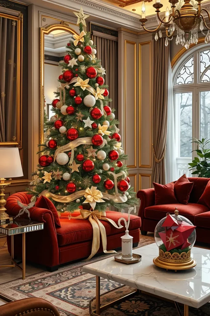 64 Red and White Christmas Tree 2025 Ideas for a Stylish Holiday Home